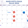 JADUAL BULAN JULAI 2024