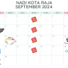 JADUAL BULAN SEPTEMBER 2024